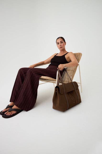 Laudeen | Ann Kurz | Bag | The Greatest Shopper | Suede Dark Taupe
