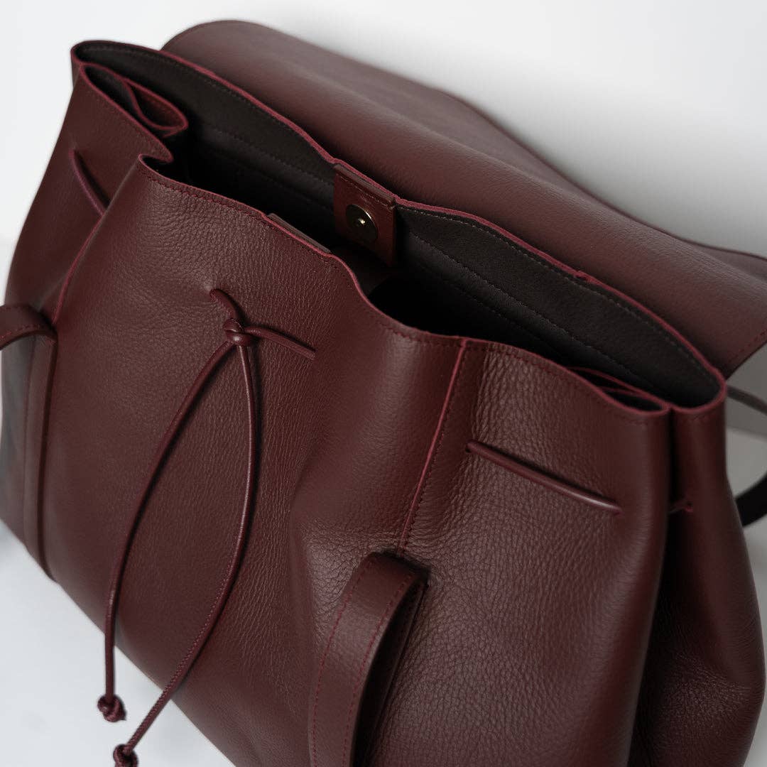 Laudeen | Ann Kurz | Bag | The Greatest Shopper | Grain Burgundy
