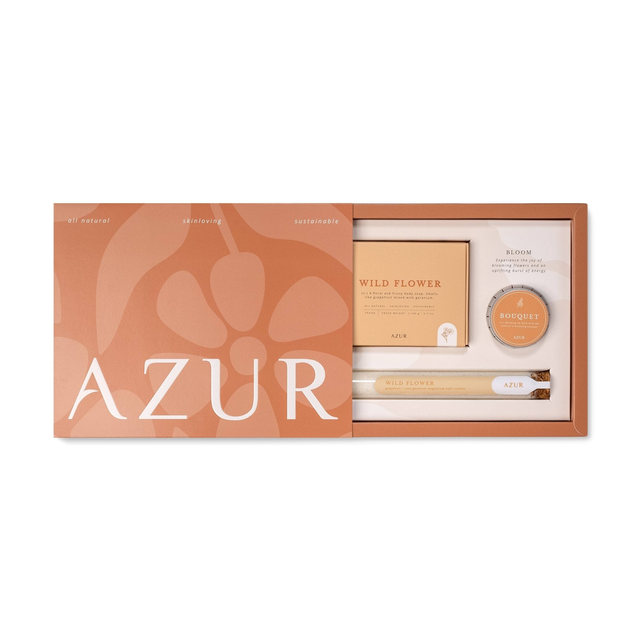 Laudeen | Azur Natural Bodycare | BLOOM | Gift set