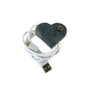 Laudeen | Kaili Mood | Cable Wrap | Heart | Grey