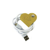 Laudeen | Kaili Mood | Cable Wrap | Heart | Yellow