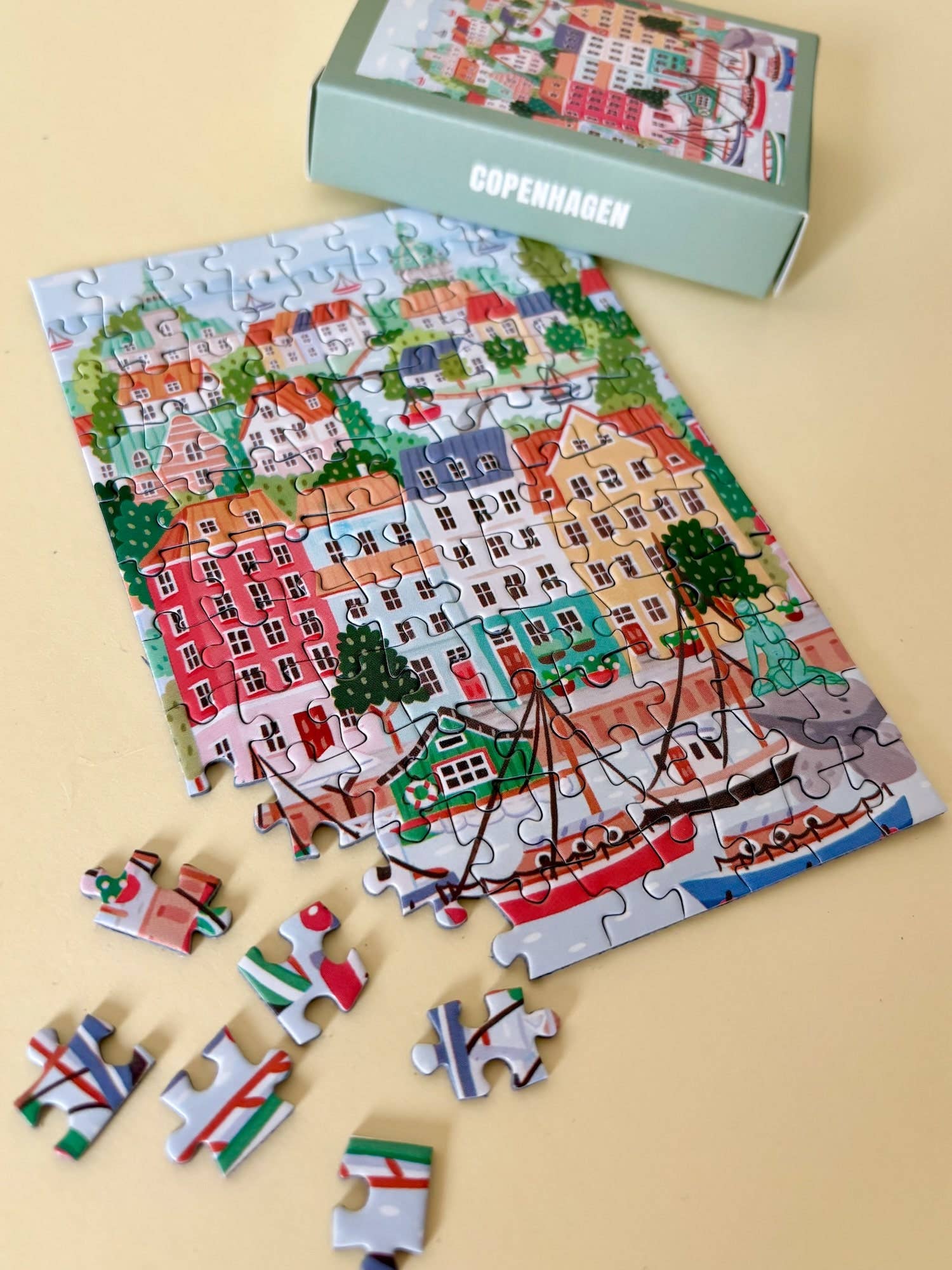 Laudeen | Piecely Puzzles | Copenhagen | Mini puzzle | 99 pcs
