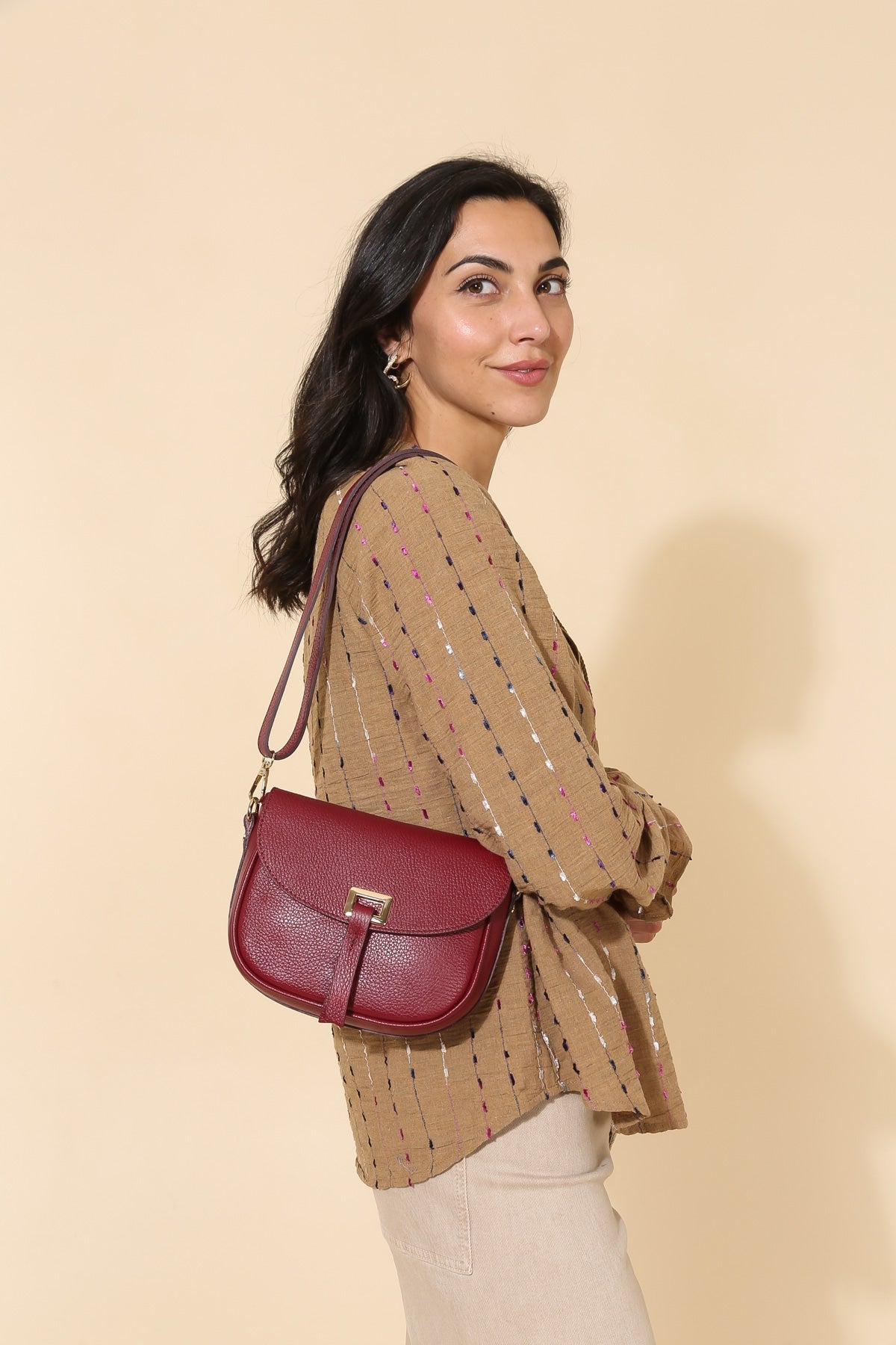 Laudeen | Cherry Paris | FANTINE | Handbag | Bordeaux