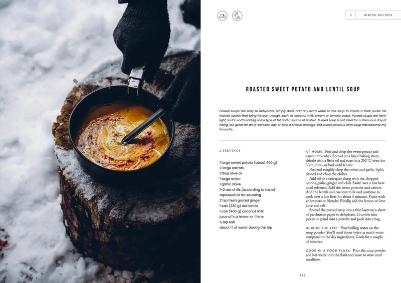 Laudeen | Cozy Publishing | Food In The Woods, Vegetarian recipes, snacks & hiking meals