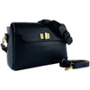 Laudeen | Renato Borzatta | Leather handbag with shoulder strap - Dark Blue