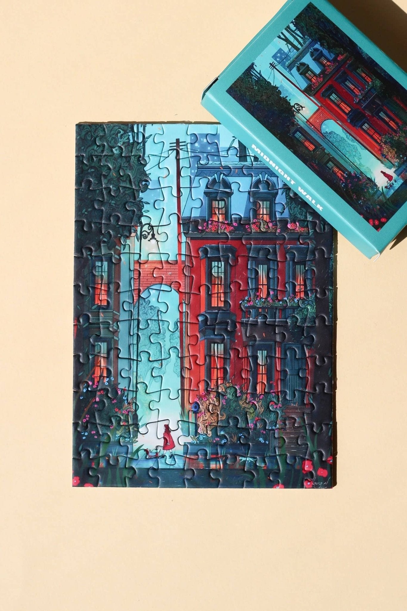 Laudeen | Piecely Puzzles | Midnight Walk | Mini puzzle | 99 pcs