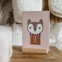 Laudeen | Little Otja | Oak A6 Stand, Display for Cards & Small Prints