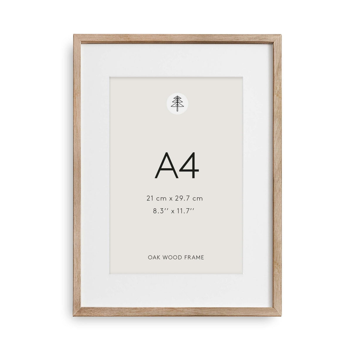 Laudeen | Little Otja | Picture Frame Oak, A4
