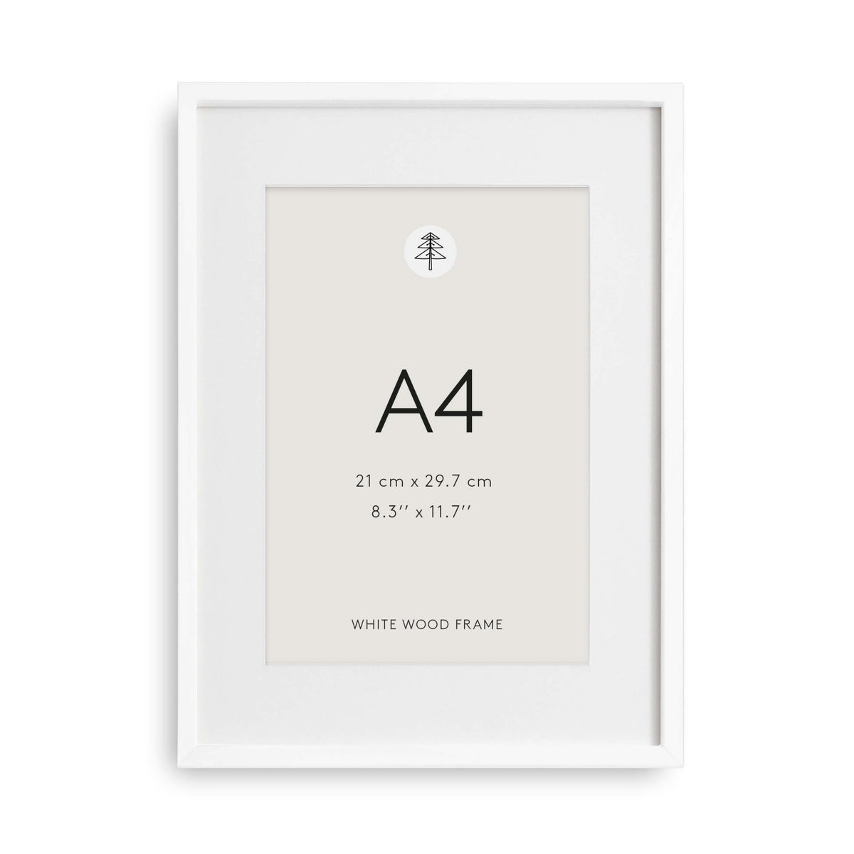 Laudeen | Little Otja | Picture Frame White, A4