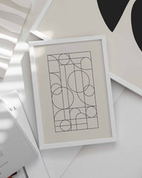 Laudeen | Little Otja | Picture Frame White, A4