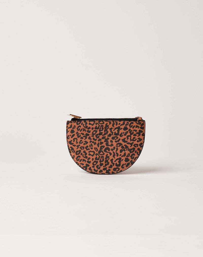 Laudeen | MARADJI | Simone | Recycled leather wallet | Leopard