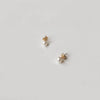 Laudeen | GISEL B | Stud earrings Charly - White - 24K Gold Plated