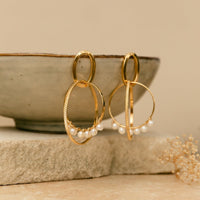 Laudeen | GISEL B | Earrings Georgie I - 24K Gold Plated