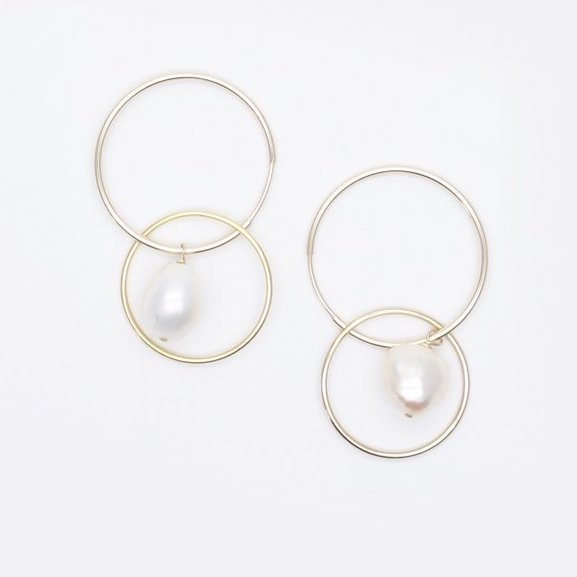 Laudeen | GISEL B | Earrings Lisbon I - 24K Gold Plated