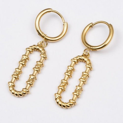 Laudeen - Earrings stainless steel Gold - WAUW