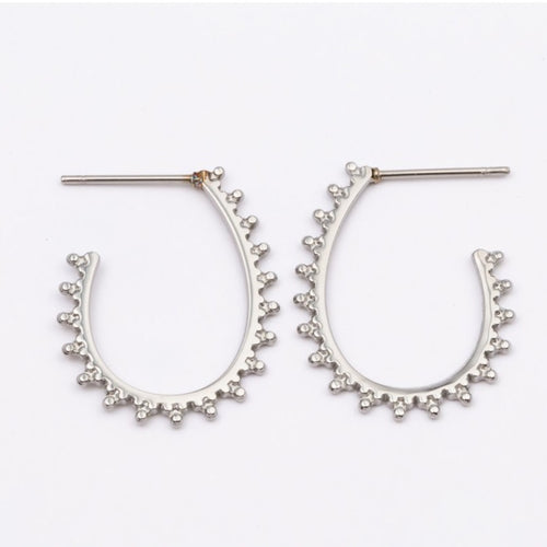 Laudeen - Earrings stainless steel Silver - WAUW