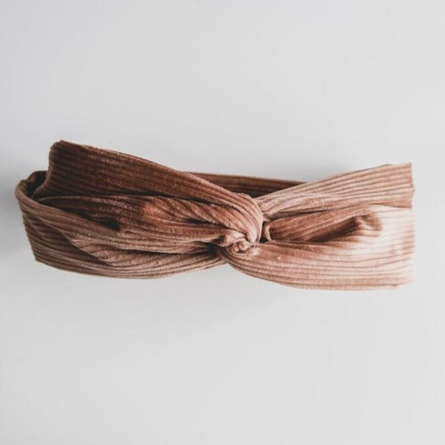 Laudeen - Headband with iron wire | Organic ribbed velvet - Taadaa