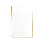 Laudeen - HV Rectagular Mirror Brass - Gold - 30x20x1cm - HOUSEVITAMIN