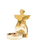 Laudeen - HV Tealight holder Angel - Gold - 5.5x5.5x9cm - HOUSEVITAMIN