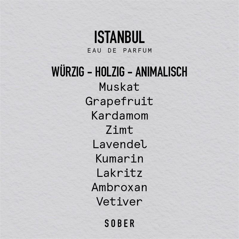 Laudeen | SOBER | ISTANBUL - Eau de Parfum 50 ml